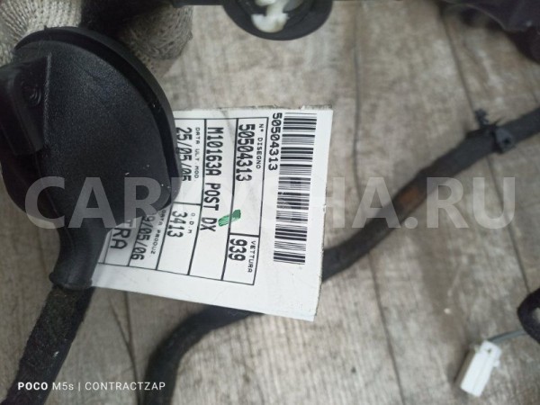 Проводка двери Alfa Romeo 159 I (2005—2011) Alfa Romeo 159 оригинальный номер 50504313