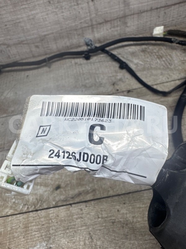 Проводка двери задней левой Nissan Qashqai j10 Nissan Qashqai оригинальный номер 24126jd00b