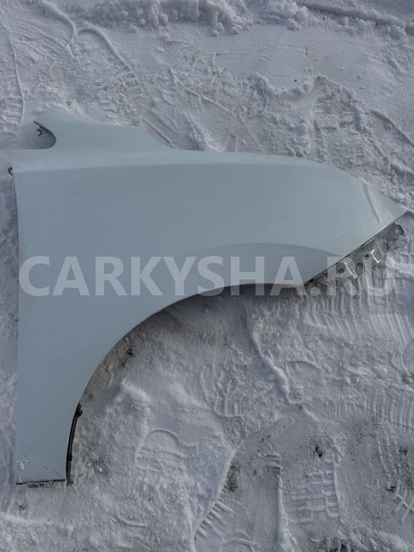 Крыло переднее правое Hyundai IX35 белое оригинал Hyundai ix35 оригинальный номер 663212S000