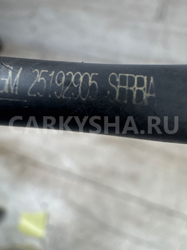 Трубка системы охлаждения заслонки F18D4 Cruze Opel Astra оригинальный номер 25192905