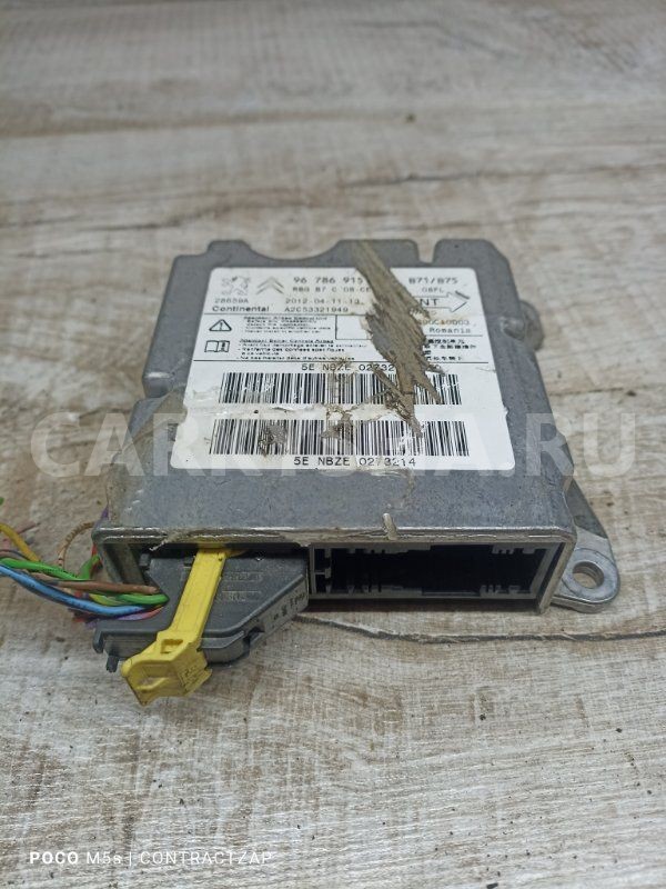 Блок управления SRS Citroen C4 II (2010—2016) Citroen C4 оригинальный номер 9678691580