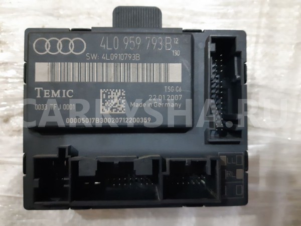 Блок комфорта передний левый Audi Q7 4L 2005—2009 Audi 200 оригинальный номер 4L0959793B