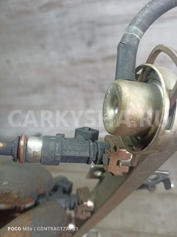 Топливная рампа с форсунками Fiat 198A4000 1.4 T Fiat Bravo оригинальный номер 0280151235