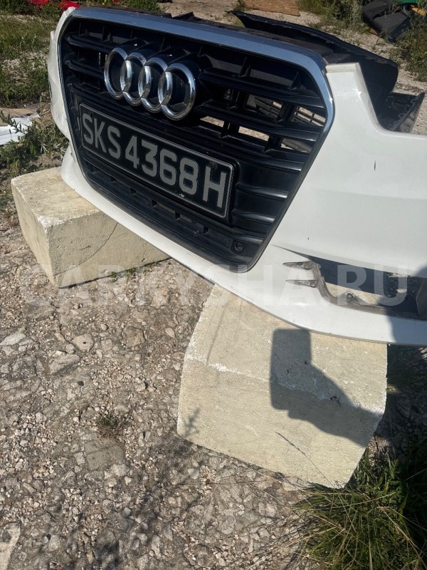 Бампер передний Audi A6 C7 4G до рестайлинг белый Audi A6 оригинальный номер 4G0807437